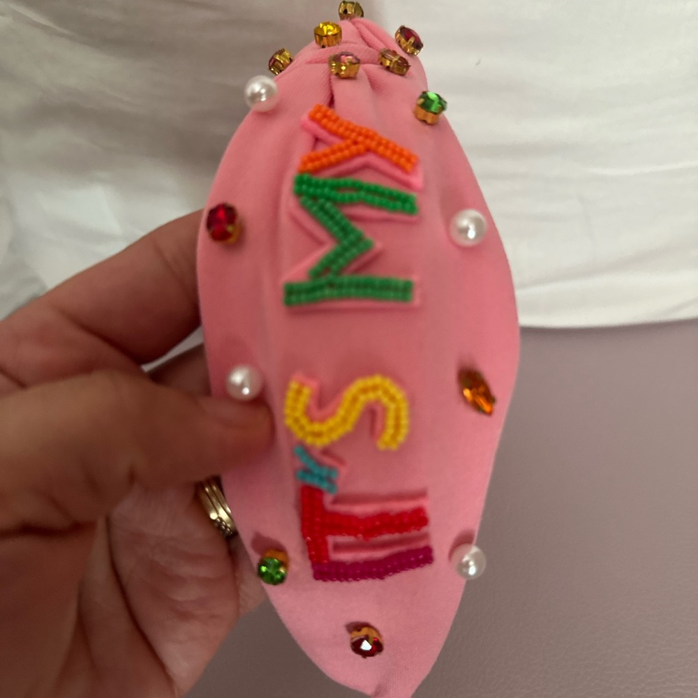 Pink Studded Its My Birthday Headband